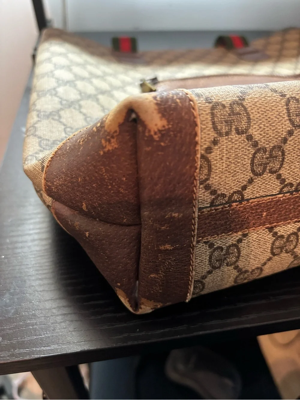 Authentic Vintage Gucci Sherry Line GG Supreme Tote – Classic 80s Style